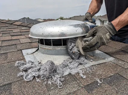 Cleaning Dryer Vent On Roof in East Bridgewater