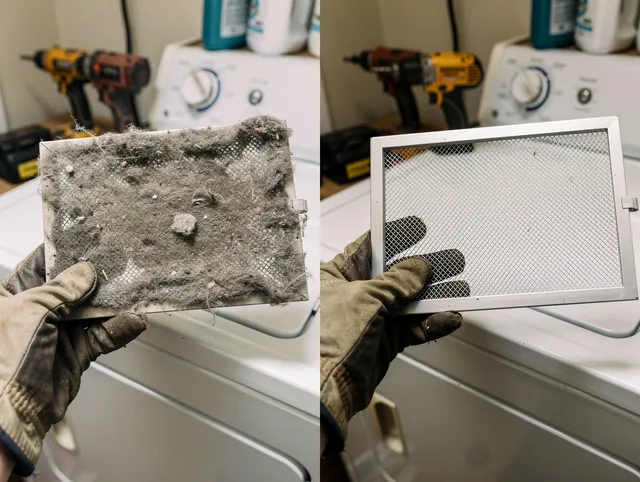 Professional lint trap cleaning by East Bridgewater Dryer Vent Cleaning in East Bridgewater