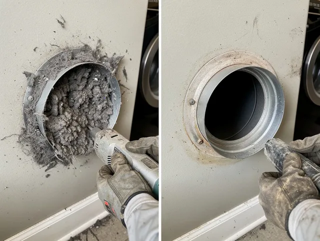 Professional clogged vent cleaning by East Bridgewater Dryer Vent Cleaning in East Bridgewater