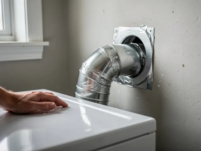 East Bridgewater Dryer Vent Cleaning expert performing professional dryer vent repair and installation in East Bridgewater